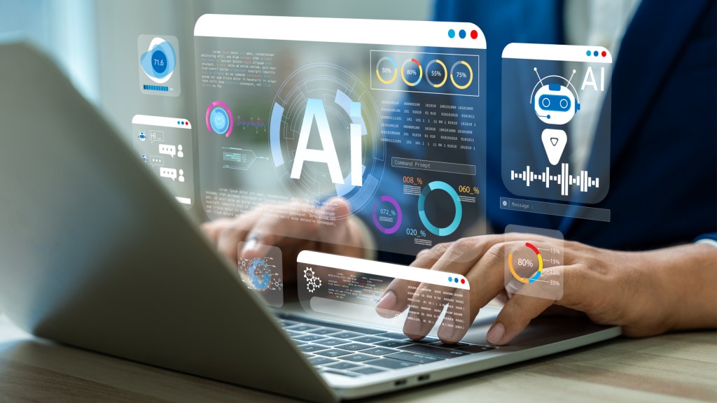 AI technology for enhanced work efficiency data analysis and efficient tools.